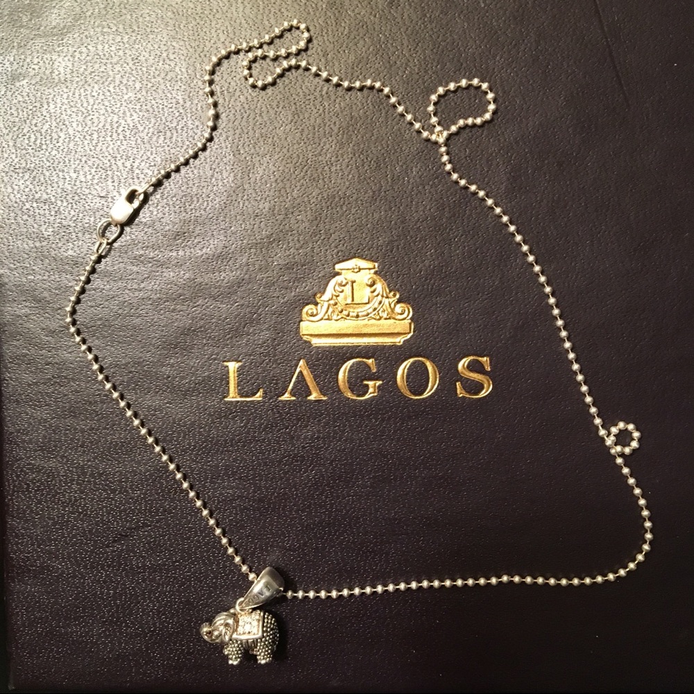 Lagos Rare Wonders Diamond Elephant Necklace